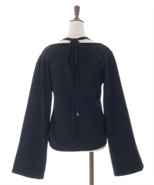 axes femme(アクシーズファム)の「チョーカー風ストラップニット(ニット/セーター・レディース・グレー/ブラック/ダークブラウン・FREE)」の13枚目の写真