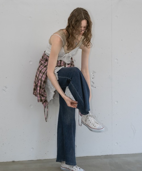 idem(イデム)の「drawstring over shirt/ドロストデザインシャツ(シャツ/ブラウス・レディース・オフホワイト/ピンク・FREE)」の16枚目の写真