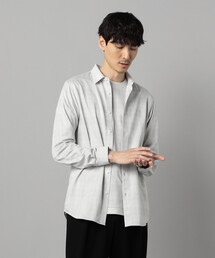 COMME CA MEN | 和歌山編みイル・プリンチペ ジャージー　レギュラーカラーシャツ(シャツ/ブラウス)