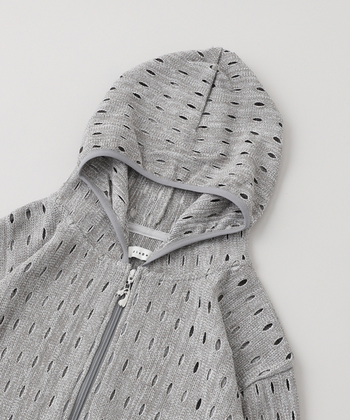 JIEDA(ジエダ)の「【JIEDA / ジエダ】HOLE ZIP HOODIE(パーカー・メンズ・グレー/ブラック・1/2)」の8枚目の写真