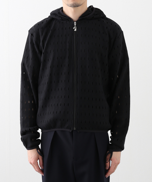 JIEDA(ジエダ)の「【JIEDA / ジエダ】HOLE ZIP HOODIE(パーカー・メンズ・グレー/ブラック・1/2)」の6枚目の写真
