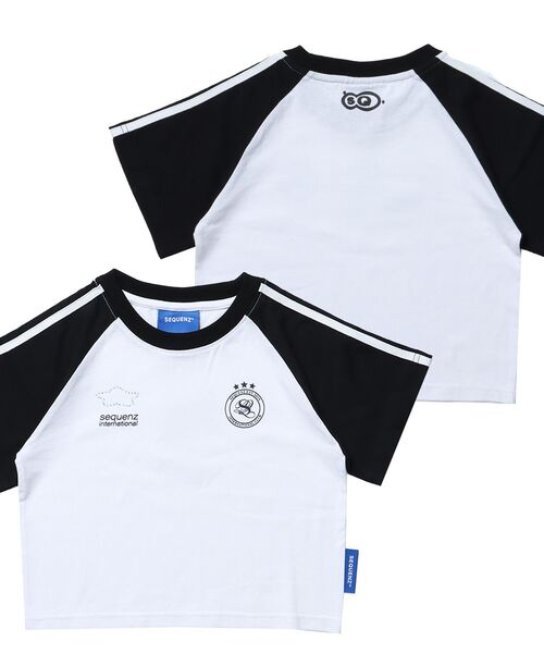 SEQUENZ(シークエンズ)の「【SEQUENZ(シークエンズ)】SQNZ GRAPHIC BABE TEE / Tシャツ 半袖 クルーネック ショート丈 短丈(Tシャツ/カットソー・レディース・ネイビー/ブラウン/サーモンピンク/ホワイト/ブラック系その他/ブラック・FREE)」の1枚目の写真