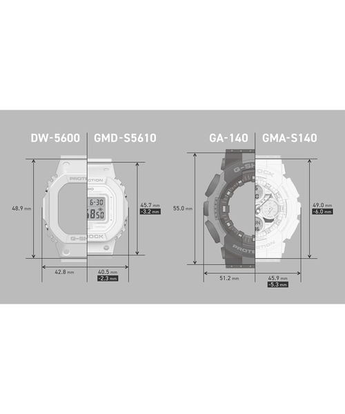 G-SHOCK(ジーショック)の「POWER PINKシリーズ / GMD-S5610PP-4JF(デジタル腕時計・レディース・ピンク・FREE)」の7枚目の写真