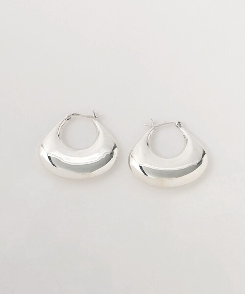 JAMIRAY＞シルバー チャンキー フープピアス（ピアス（両耳用