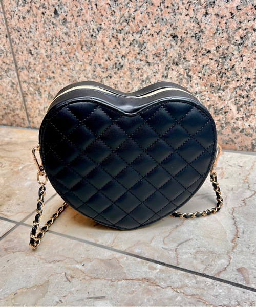 one wayザッカ（ワンウェイザッカ）の「ハートキルティングチェーンバック（ショルダーバッグ・レディース・ブラック/レッド/アイボリー・FREE）」の16枚目の写真