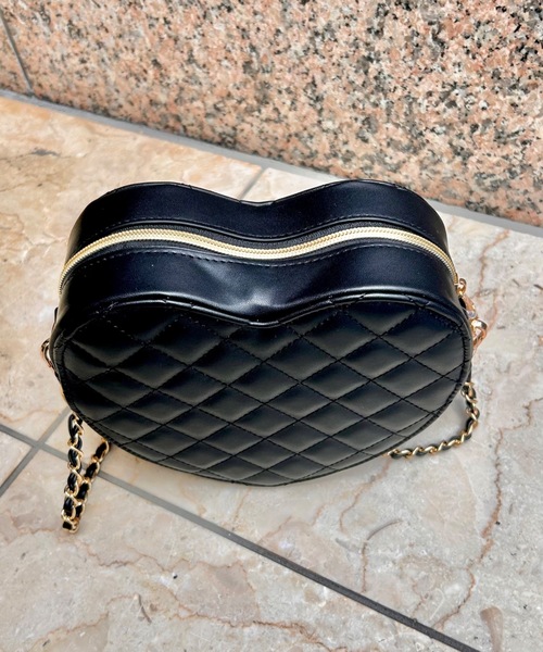 one wayザッカ（ワンウェイザッカ）の「ハートキルティングチェーンバック（ショルダーバッグ・レディース・ブラック/レッド/アイボリー・FREE）」の17枚目の写真