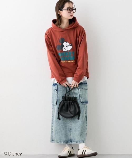 Disney（ディズニー）の「【販売終了】【Disney】いろいろキャラクターフード付トレーナー(親子おそろいコーデ可）（スウェット・レディース・オフホワイト/テラコッタ/ブラック・5L～6L/L～LL/3L～4L）」の10枚目の写真