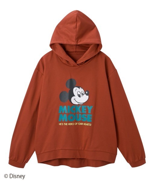 Disney（ディズニー）の「【販売終了】【Disney】いろいろキャラクターフード付トレーナー(親子おそろいコーデ可）（スウェット・レディース・オフホワイト/テラコッタ/ブラック・5L～6L/L～LL/3L～4L）」の13枚目の写真
