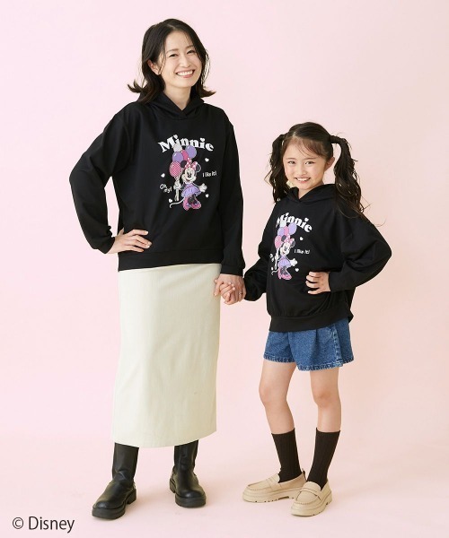 Disney（ディズニー）の「【販売終了】【Disney】いろいろキャラクターフード付トレーナー(親子おそろいコーデ可）（スウェット・レディース・オフホワイト/テラコッタ/ブラック・5L～6L/L～LL/3L～4L）」の15枚目の写真