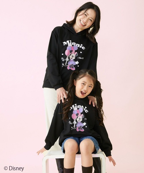 Disney（ディズニー）の「【販売終了】【Disney】いろいろキャラクターフード付トレーナー(親子おそろいコーデ可）（スウェット・レディース・オフホワイト/テラコッタ/ブラック・5L～6L/L～LL/3L～4L）」の16枚目の写真