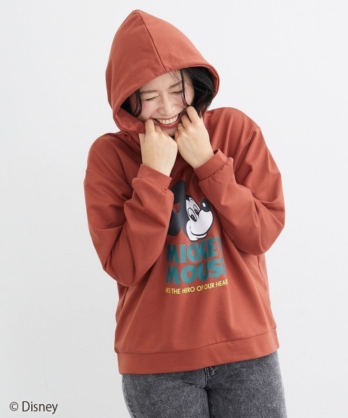 Disney（ディズニー）の「【販売終了】【Disney】いろいろキャラクターフード付トレーナー(親子おそろいコーデ可）（スウェット・レディース・オフホワイト/テラコッタ/ブラック・5L～6L/L～LL/3L～4L）」の19枚目の写真