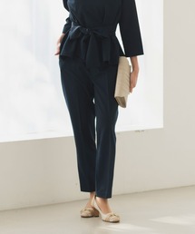 フレアパンツ/」に該当するレディースのスーツパンツ（ブルー