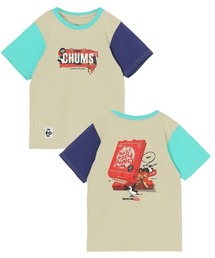 CHUMS（チャムス）の「【CHUMS】 Kids CHUMS Pizza Box T-Shirt キッズ チャムス ピザボックス ティーシャツ（Tシャツ/カットソー）」