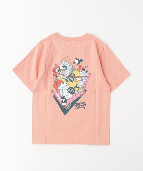 CHUMS（チャムス）の「【CHUMS】 Kids CHUMS Pizza Box T-Shirt キッズ チャムス ピザボックス ティーシャツ（Tシャツ/カットソー・キッズ・ピンク/ホワイト/パープル/ミント・X-LARGE/LARGE/MEDIUM）」の12枚目の写真