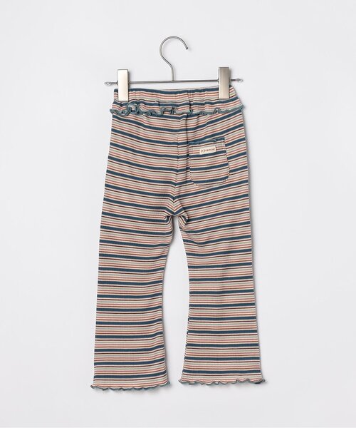 p.premier（ピードットプルミエ）の「【ジュニア対応】マルチボーダーワッフルフレアメロウパンツ（その他パンツ・キッズ・パープル/ブラウン/ブルー・140/130/120/110/100/90/80）」の21枚目の写真