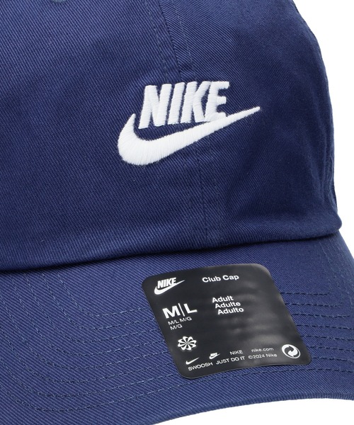 NIKE(ナイキ)の「NIKE CLUB CB FUT WSH L CAP FB536(キャップ・レディース・ホワイト/レッド/ベージュ/ネイビー/グレー/ブラック・ONE SIZE)」の10枚目の写真