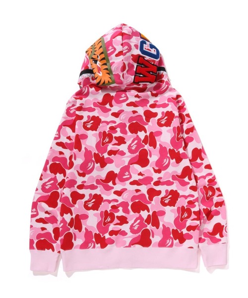 A BATHING APE（アベイシングエイプ）の「ABC CAMO CRYSTAL STONE SHARK FULL ZIP HOODIE（パーカー・メンズ・ピンク/グリーン/ブルー・X-LARGE/SMALL/MEDIUM/LARGE/XX-LARGE）」の9枚目の写真