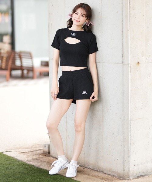 DC（ディーシー）の「DC/ディーシー スウェットショートパンツ LWS252301（スウェットパンツ・レディース・ブラック/ターコイズブルー/グレー/マルチ/スミクロ/ホワイト・S/M）」の17枚目の写真