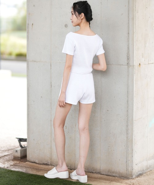 DC（ディーシー）の「DC/ディーシー スウェットショートパンツ LWS252301（スウェットパンツ・レディース・ブラック/ターコイズブルー/グレー/マルチ/スミクロ/ホワイト・S/M）」の13枚目の写真