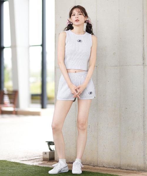 ★boohoo★ DSGN STUDIO 刺繍 スウェット ショート 上下セット gzz83401_red_xl?w=537&qlt=