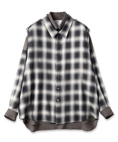 MIHARA YASUHIRO/ミハラヤスヒロ】OMBRE STRIPE SHIRTS/オンブレ