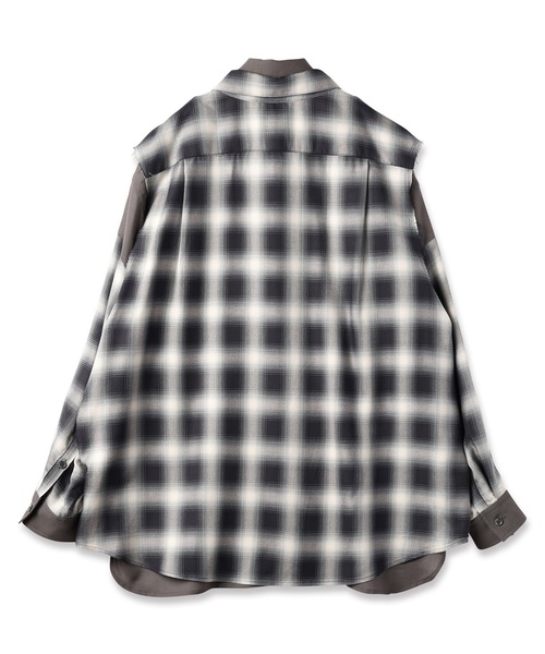 amok（アモク）の「DOCKING SHIRT（シャツ/ブラウス・メンズ・ブラック/ミント・S/M/L）」の10枚目の写真