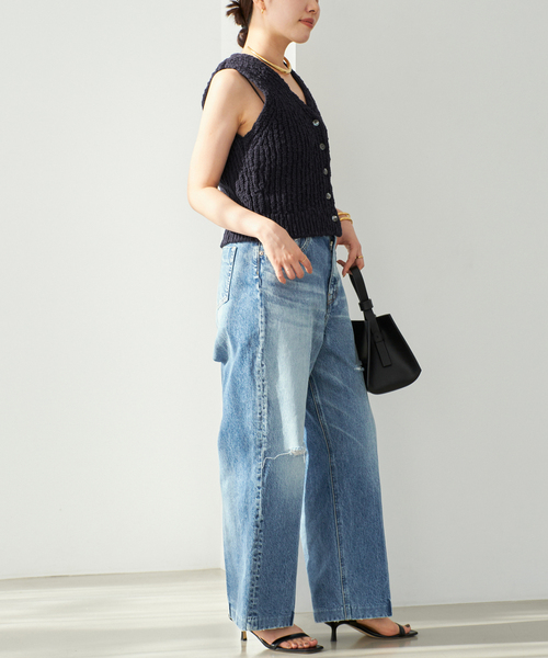 plage（プラージュ）の「COTTON SLUB KNIT ベスト（ベスト