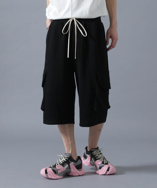 【DankeSchon】CHEMICAL SWEAT CARGO SHORTS 2色展開 要在庫確認 DankeSchon/ダンケシェーン/CHEMICAL SWEAT CARGO SHORTS