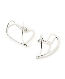 BAR JEWELLERY | BAR Jewellery DANCING HEARTS シルバーピアス(ピアス（両耳用）)
