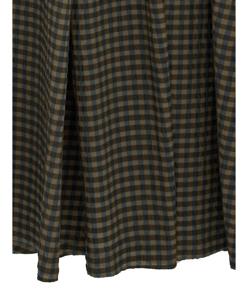 ワンピース AmeriVINTAGE SEERSUCKER VOLUME HEM DRESS SEERSUCKER VOLUME HEM DRESS