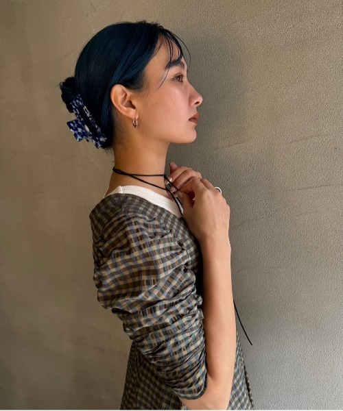 SEERSUCKER VOLUME HEM DRESS（ワンピース）｜Ameri（アメリ）の