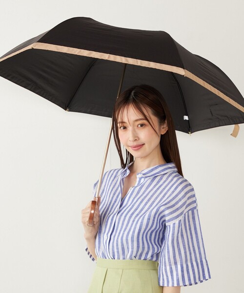 Anua 心弾む夏のかけら（桃セット） a.s.s.a:BODYWRAP グログラン 折りたたみ傘 (晴雨兼用・親骨55cm