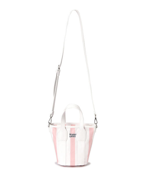 PEARLY GATES ストライプ カートバッグ PEARLY GATES】ストライプカートバッグ (UNISEX)