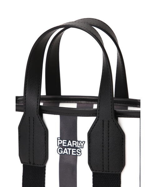 セール】【PEARLY GATES】ストライプカートバッグ (UNISEX