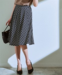 7days Life Styling | カットソー素材フレアスカート（裏地付）<大きいサイズ有>(スカート)