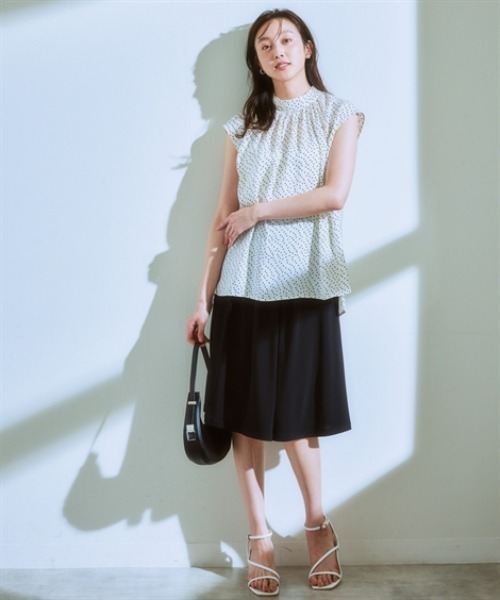 7days Life Styling（セブンデイズライフスタイリング）の「カットソー素材フレアスカート（裏地付）<大きいサイズ有>（スカート・レディース・ブラック/ブラック系2/ベージュ系1/ブラック系1・S/M/L/LL/3L）」の22枚目の写真