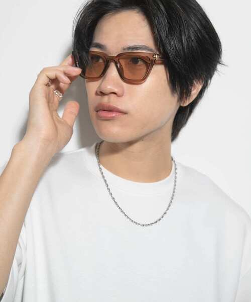 SENSE OF PLACE by URBAN RESEARCH(センスオブプレイスバイアーバンリサーチ)の「キャットアイサングラス(メガネ・メンズ・ブラウン/ブラック系その他/ブラック・ONE)」の4枚目の写真