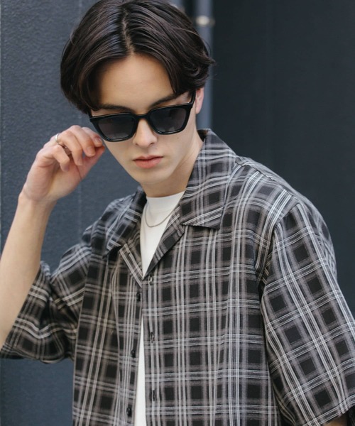 SENSE OF PLACE by URBAN RESEARCH(センスオブプレイスバイアーバンリサーチ)の「キャットアイサングラス(メガネ・メンズ・ブラウン/ブラック系その他/ブラック・ONE)」の9枚目の写真