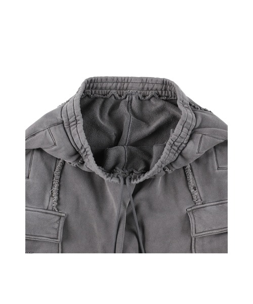 WIND AND SEA（ウィンダンシー）の「Sulfer Acid Baggy Cargo Pant（スウェットパンツ・メンズ・アイボリー/ブラック/チャコール・XL/S/M/L）」の9枚目の写真
