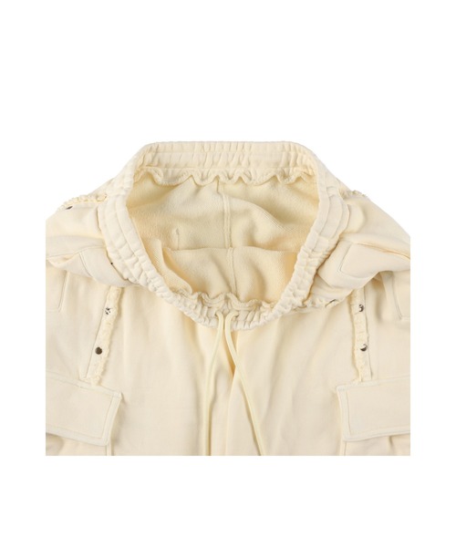 WIND AND SEA（ウィンダンシー）の「Sulfer Acid Baggy Cargo Pant（スウェットパンツ・メンズ・アイボリー/ブラック/チャコール・XL/S/M/L）」の4枚目の写真