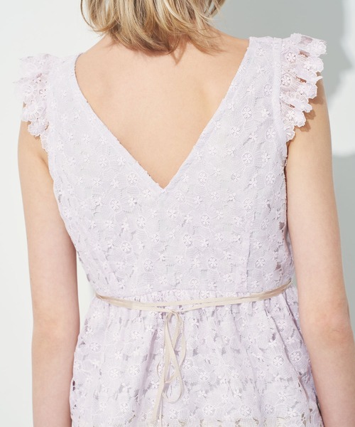 ME COUTURE（ミークチュール）の「ケミカルレースブラウス（シャツ/ブラウス・レディース・ラベンダー/オフホワイト・0/1）」の18枚目の写真