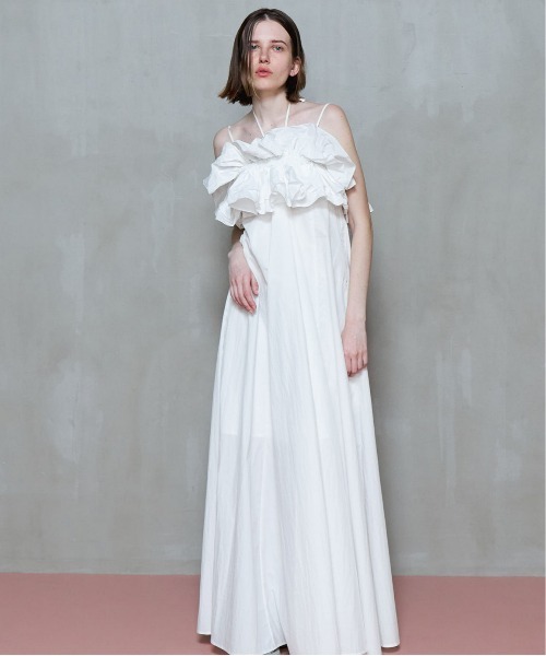 Ruffle Bear Maxi Dress/フリルベアマキシドレス MAISON SPECIAL（メゾンスペシャル）の「Ruffle Bear Maxi Dress