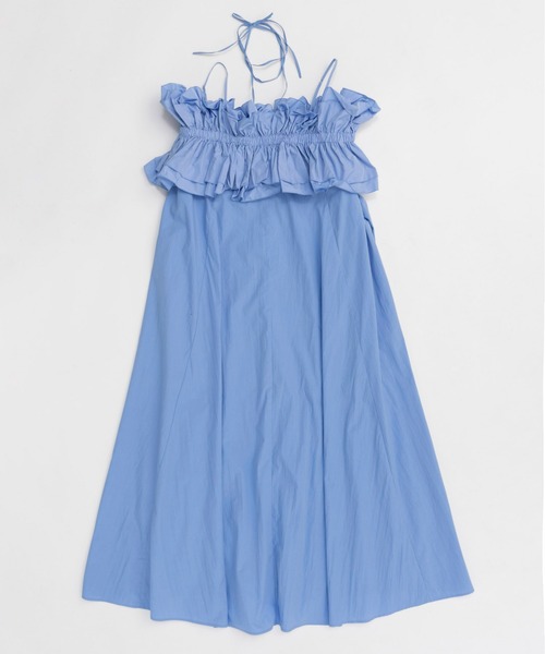 MAISON SPECIAL ワンピース Ruffle Bear Maxi Dress/フリルベア