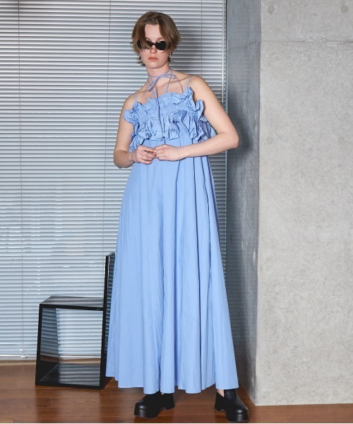 MAISON SPECIAL（メゾンスペシャル）の「Ruffle Bear Maxi Dress