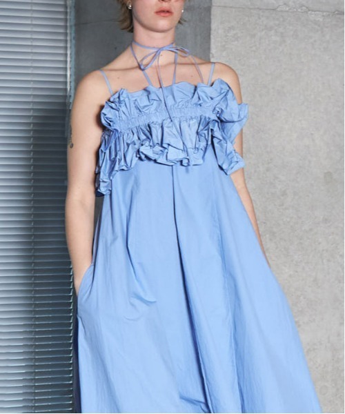 MAISON SPECIAL（メゾンスペシャル）の「Ruffle Bear Maxi Dress