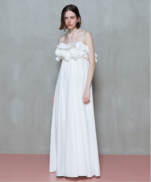 Ruffle Bear Maxi Dress/フリルベアマキシドレス【MAISON