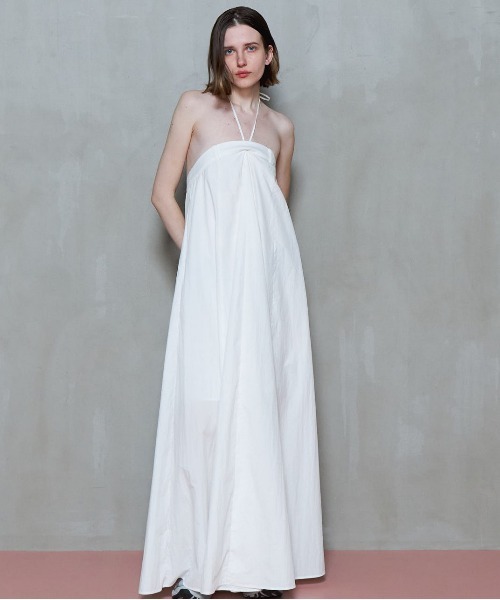 MAISON SPECIAL ワンピース Ruffle Bear Maxi Dress/フリルベア