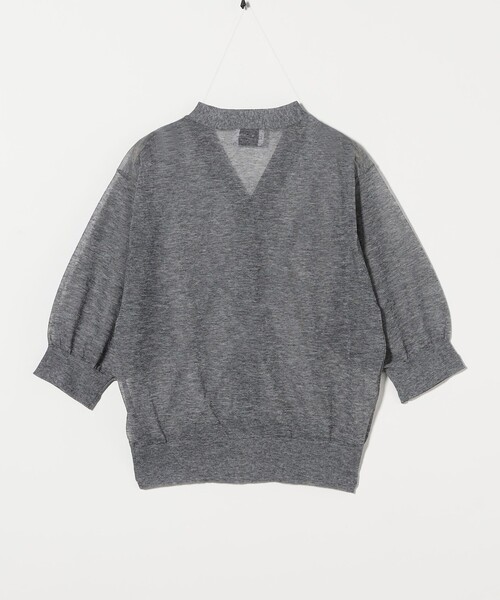UNITED ARROWS シアー Vネック カーディガン 5SL シアー Vネック カーディガン 5SL