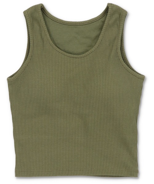 SPINNS（スピンズ）の「去年より柔らかくさらに着心地UP！/カップ付き アメスリタンクトップ/2サイズ・4色展開（タンクトップ・レディース・チャコール/カーキ/オフホワイト/ブラック・M/S）」の10枚目の写真