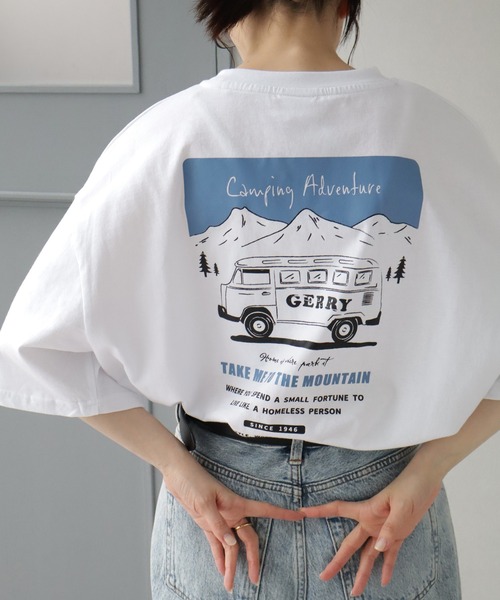 【GERRY/ジェリー】アソートバックプリント半袖Tシャツ